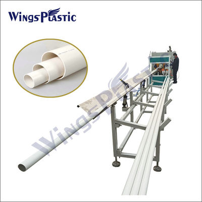 Linha de extrusão de tubos de PVC de plástico HDPE PP PPR Máquina de extrusão de tubos de PVC