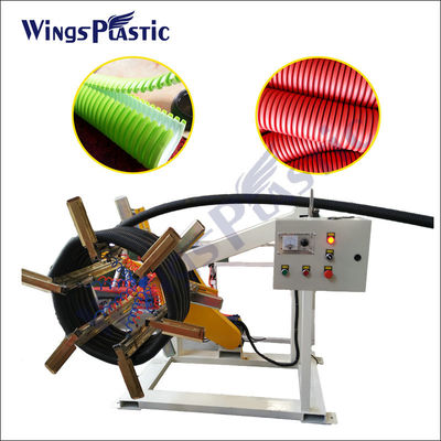 Máquina de extrusão automática de tubos DWC HDPE PVC de parede dupla de tubos ondulados