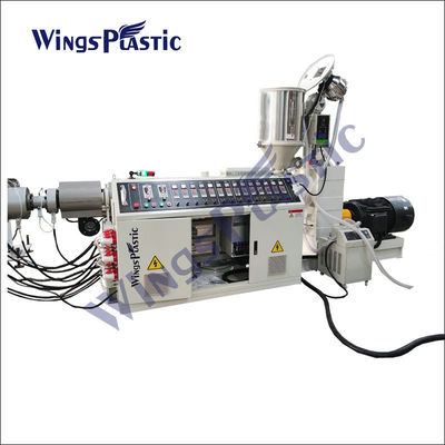 Tubulação elétrica plástica do PE da máquina da extrusora da tubulação do PE do HDPE que faz a máquina