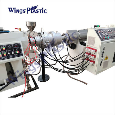 Máquina plástica da extrusora da tubulação do PE PPR da máquina da produção da tubulação do HDPE