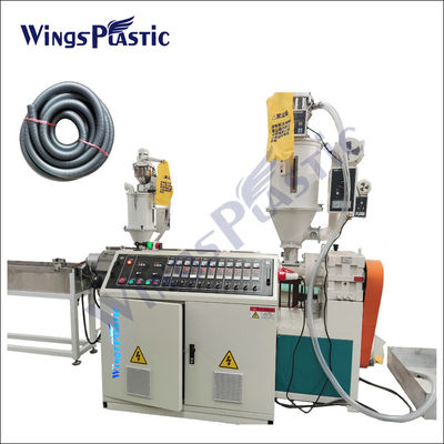 Linha de produção da tubulação da espiral do aspirador de p30 de EVA Corrugated Pipe Extruder Machine
