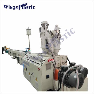 Linha de produção plástica 150-220kg/H da tubulação do PE da máquina da extrusora da tubulação do HDPE de PPR PP
