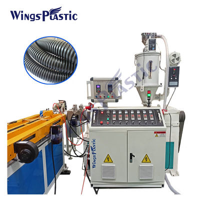 máquina plástica flexível da extrusora de 10-50mm que rosqueia a linha de produção da mangueira do Pvc