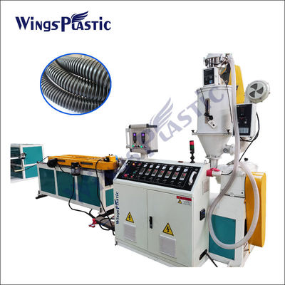 máquina plástica flexível da extrusora de 10-50mm que rosqueia a linha de produção da mangueira do Pvc