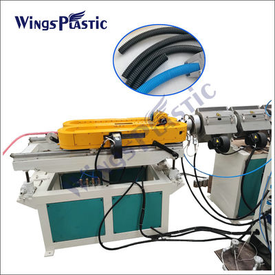 máquina plástica flexível da extrusora de 10-50mm que rosqueia a linha de produção da mangueira do Pvc