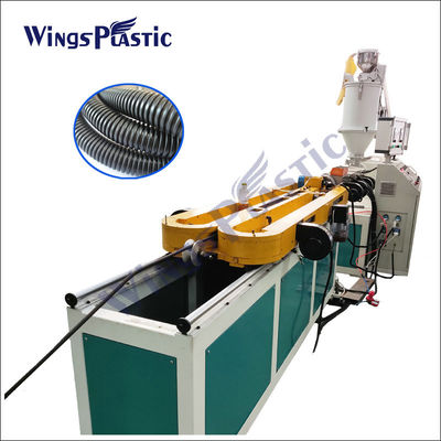 máquina plástica flexível da extrusora de 10-50mm que rosqueia a linha de produção da mangueira do Pvc