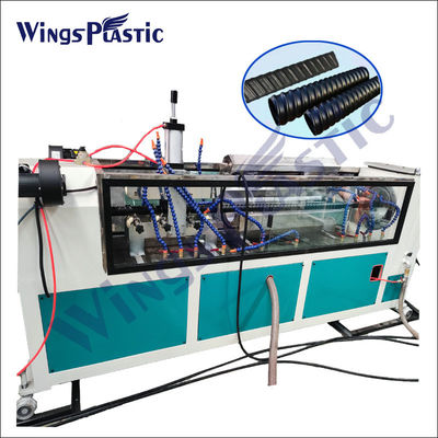 Da máquina ondulada da extrusora da tubulação do HDPE do PE máquina elétrica da fabricação da tubulação