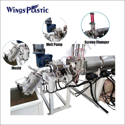 Máquina de fabricação de tiras de plástico Pp com contador Siemens