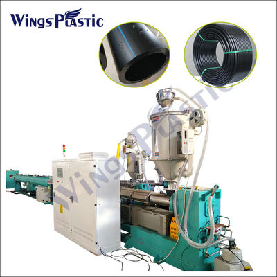 Máquina plástica da produção de máquina da extrusora da tubulação do HDPE