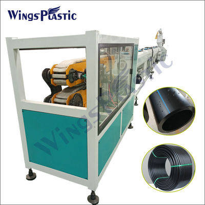Máquina de produção de tubos hdpe de controlo por PLC Máquina de extrusão de tubos hdpe Máquina de produção de tubos de água de plástico