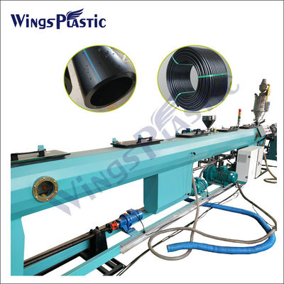 Linha de produção plástica da tubulação do HDPE do PE 100 do PE 80