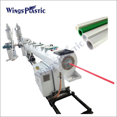 Fabricante profissional Extrusores de plástico de tubos PPR Máquina de produção de extrusão de tubos PPR