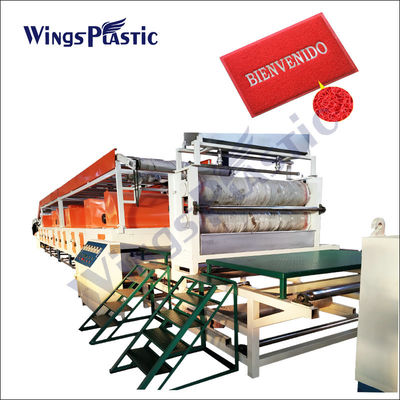 Carro Mat Machinery Plant de Mat Making Machine da porta da bobina do PVC da automatização/PVC