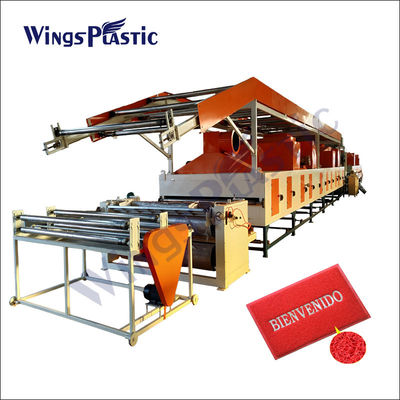 PVC Mat Carpet Making Machine Cushion Mat Machine de Mat Making Machine do assoalho da bobina do PVC