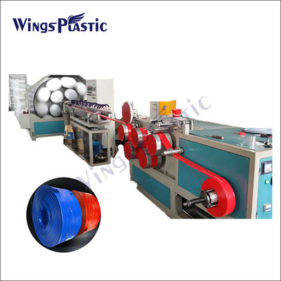 Máquina de fabricação de extrusores de mangueiras de irrigação de camada plana reforçada com fibra de PVC de alta produtividade