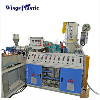 Máquina de fabricação de extrusores de mangueiras de irrigação de camada plana reforçada com fibra de PVC de alta produtividade
