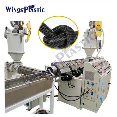 Máquina flexível plástica automática da extrusão de EVA Material Retractable Hose Pipe