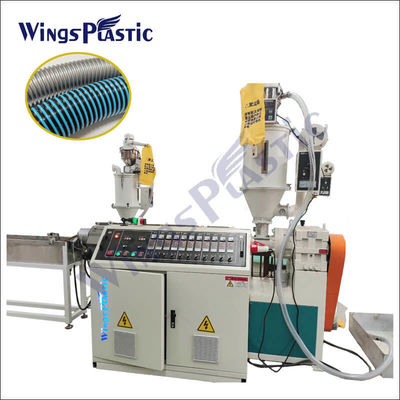 Linha de produção máquina da tubulação de EVA Corrugated Vacuum Cleaner Hose da extrusão