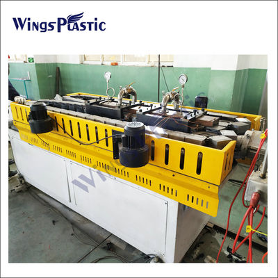 Tubulação do HDPE DWC do PVC que faz a máquina o Pe plástico linha ondulada dupla da extrusão da tubulação