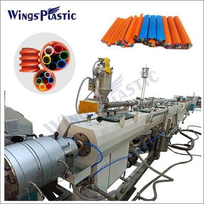 Linha de extrusão de tubos de fabricação de tubos de micro-ducto de HDPE PE