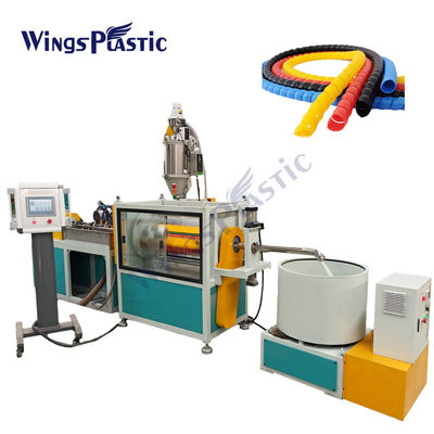 Protetor espiral Hose Extruder Machine do PE com sistema de controlo do PLC