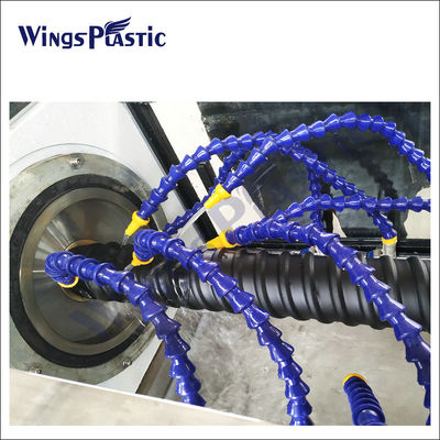 Máquina de extrusão de tubos corrugados de plástico HDPE pré-extrusão Máquina de tubos espiral de carbono