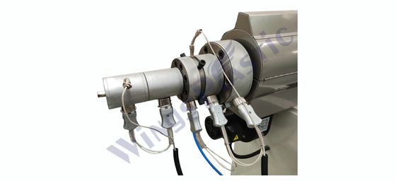 PP/PE/PVC/PA Máquina de extrusão de tubos de conduta ondulados de parede única de plástico