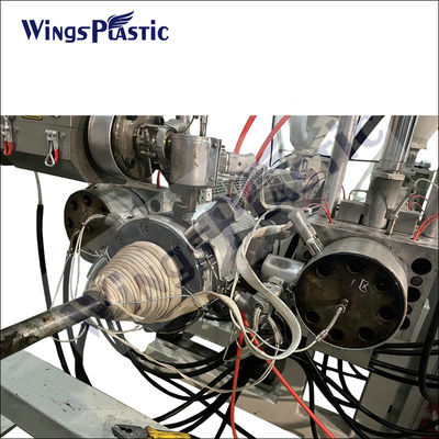 17m*2M*2.8m PE linha de produção de tubos ondulados com sistema de controlo PLC