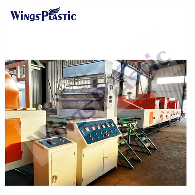 Máquina de fabricação de esteiras de bobina de PVC de dupla cor Modelo n.o SJ100/30 Espessura 10-19 mm