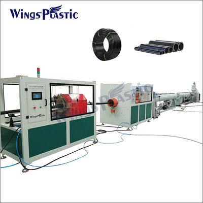 PLC Controle de plástico 20-110mm PE HDPE linha de extrusão de tubos Hdpe máquina de tubos de plástico