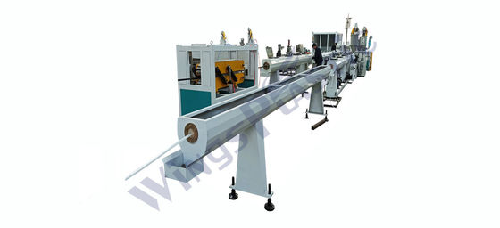 Máquina de extrusão de tubos de conduta elétrica de PVC de plástico HDPE PE PP PPR com 1-20m/min