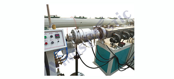 Linha de extrusão de tubos de plástico de refrigeração por ar de controlo PLC para tubos HDPE PPR PERT MPP