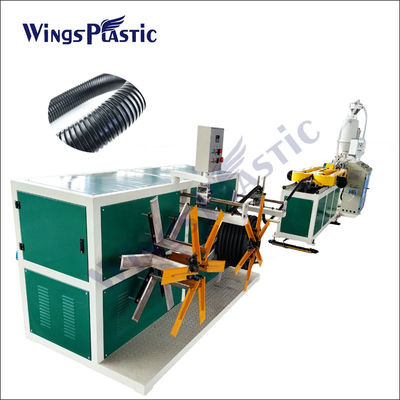 Máquina de fabricação de tubos corrugados de linha de produção de fibras de nylon de plástico Pvc Pe PP