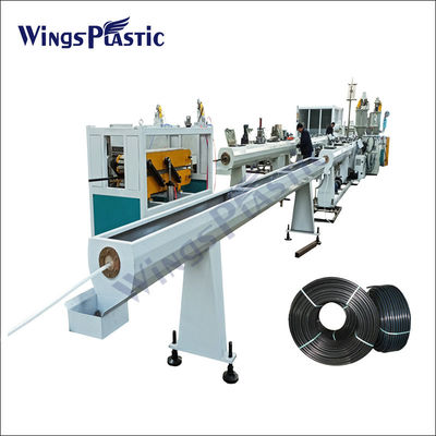 Máquina de extrusão de tubos Hdpe de single screw de 20 mm de grande capacidade