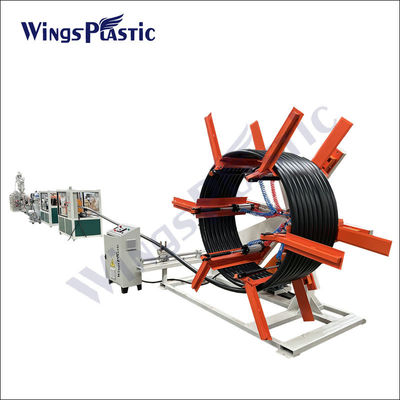 Linha de produção de extrusão de tubos PE de 20-110 mm Máquinas de fabricação de tubos PE de plástico HDPE PPR