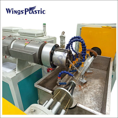 Linha de produção de extrusores de tubos espirais de plástico Pp Pe Pa