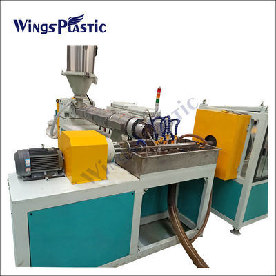 Linha de produção de extrusores de tubos espirais de plástico Pp Pe Pa