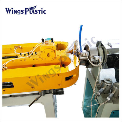 Linha de fabricação de tubos de extrusão de plástico PE PP PVC flexível espiral de parede única corrugada