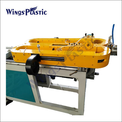 Linha de fabricação de tubos de extrusão de plástico PE PP PVC flexível espiral de parede única corrugada