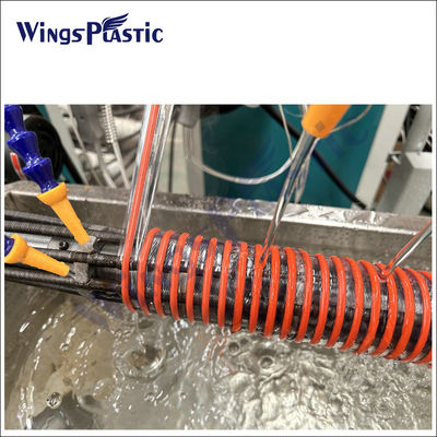 Máquina de extrusão de mangueiras de sucção em espiral de PVC para produção de mangueiras de tubos reforçadas em espiral de PVC