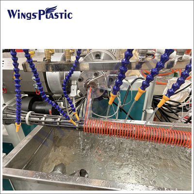 Máquina de extrusão de mangueiras de sucção em espiral de PVC para produção de mangueiras de tubos reforçadas em espiral de PVC