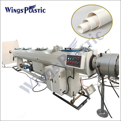 tubulação de água da máquina da extrusora da tubulação do PVC de 50-160mm que faz a extrusora da máquina