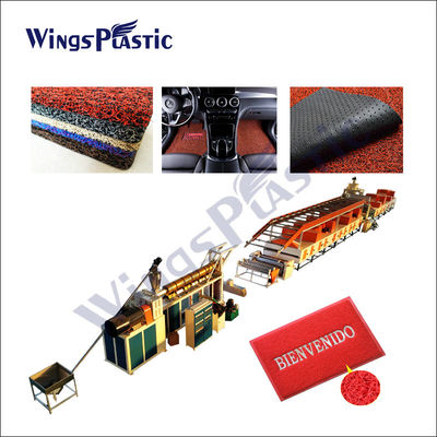 Carro Mat Machinery Plant de Mat Making Machine da porta da bobina do PVC da automatização/PVC