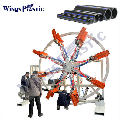 Máquina de extrusão de tubos de plástico de HDPE PPR PP