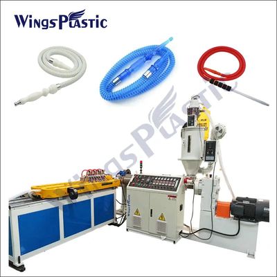 Máquina de extrusão de mangueira flexível espiral EVA Máquina de fabricação de tubos de aspirador