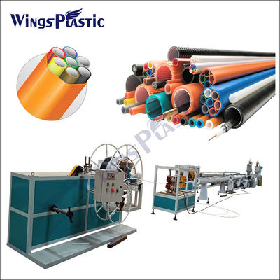 Linha de produção de extrusores de micro-condutores de HDPE